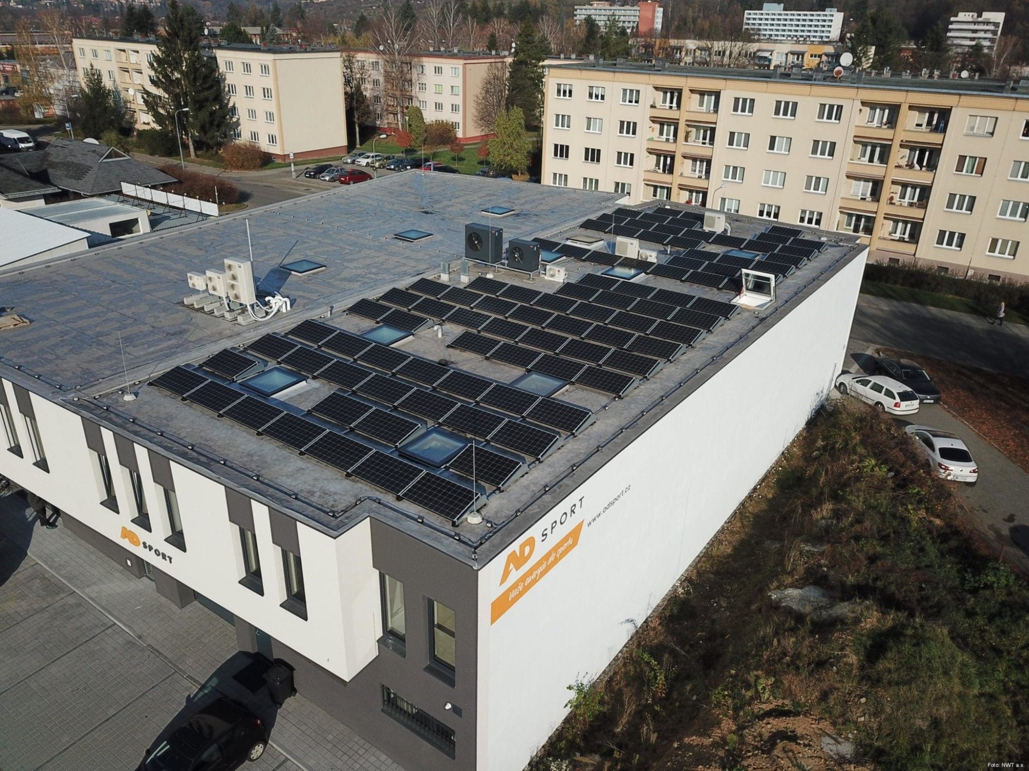 Fotovoltaická elektrárna s bateriemi, Zlín